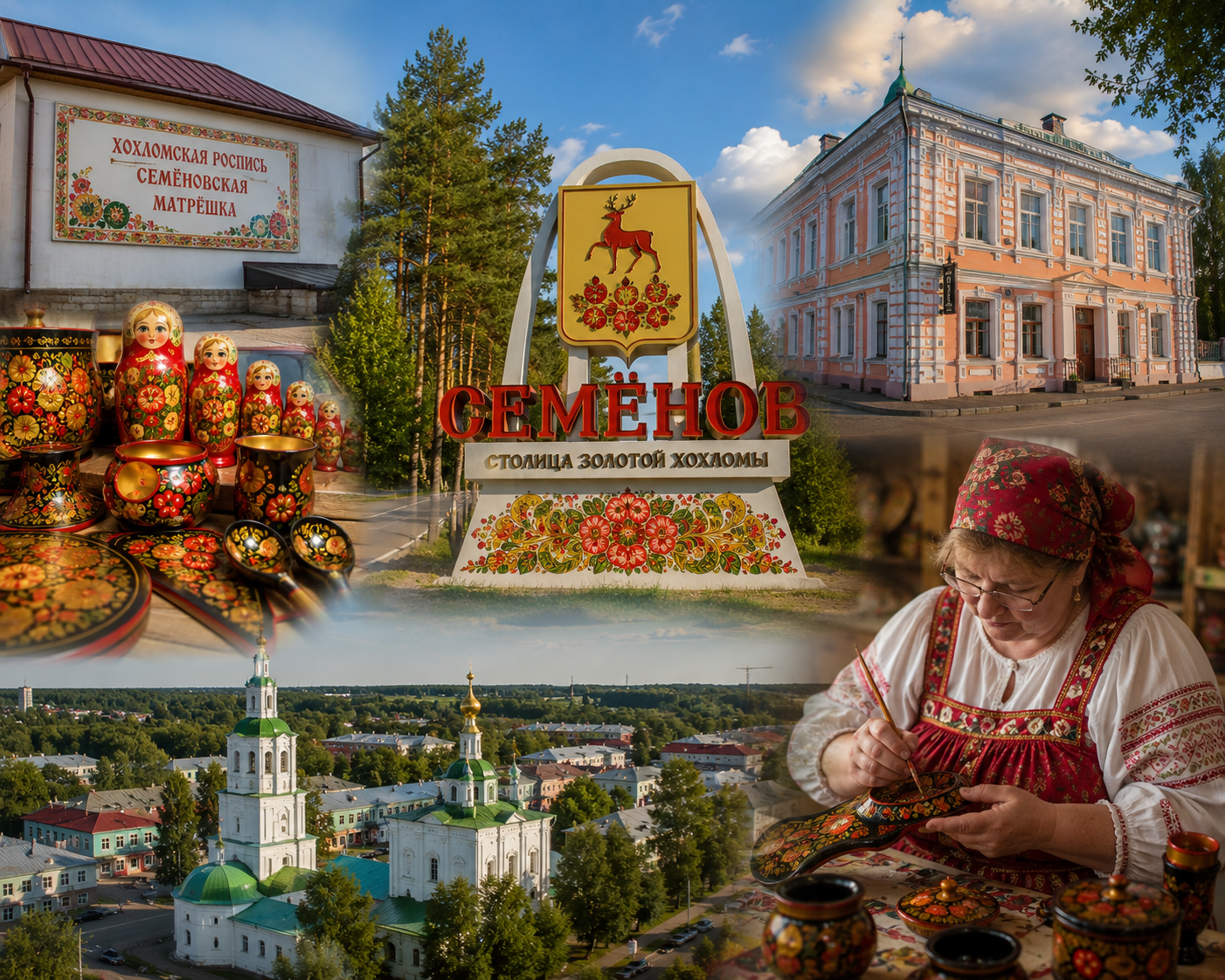 Семёнов - родина русской золотой хохломы