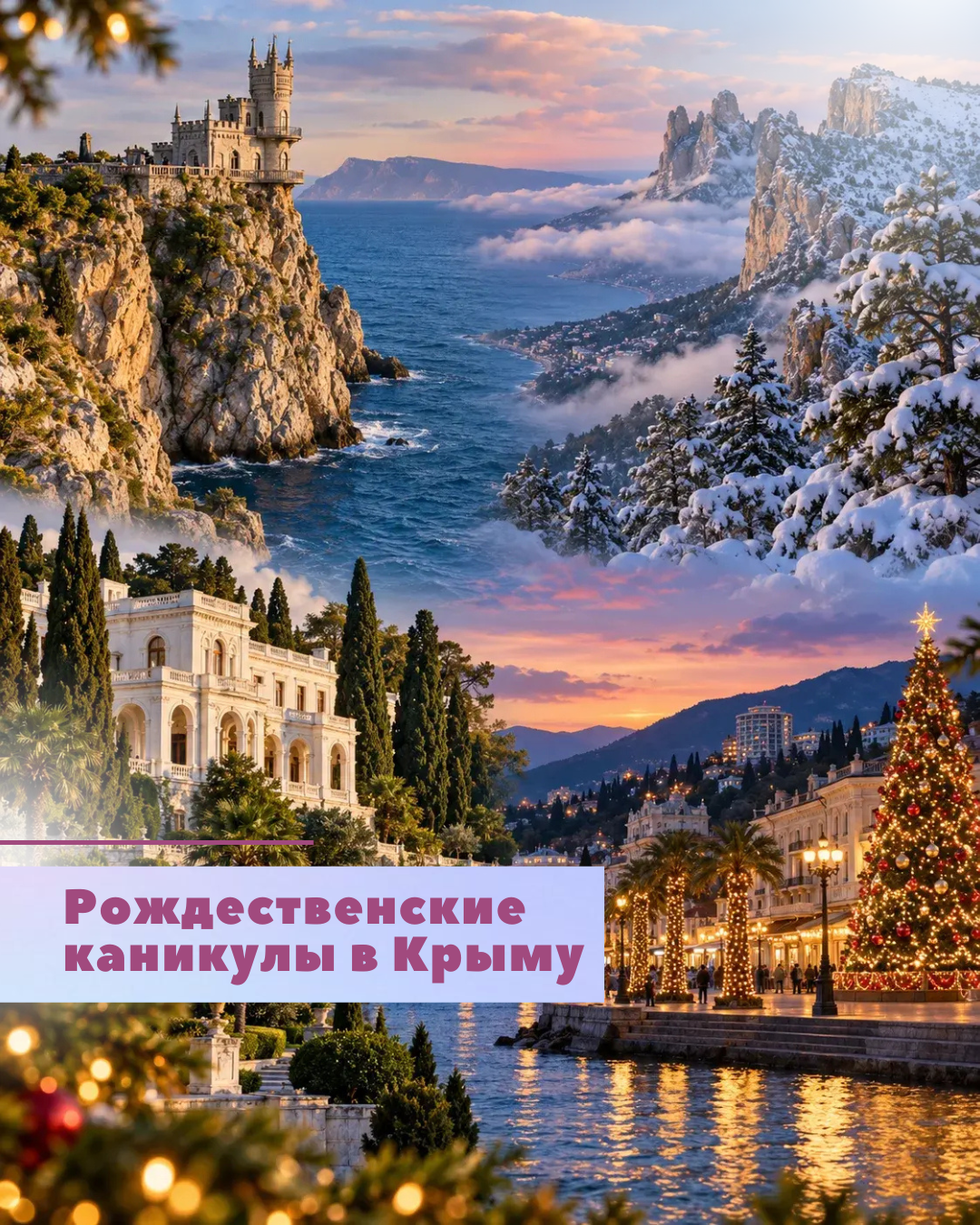 Рождественские каникулы в Крыму
