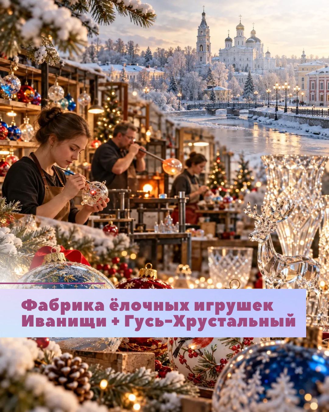 Фабрика ёлочных игрушек Иванищи + Гусь-Хрустальный